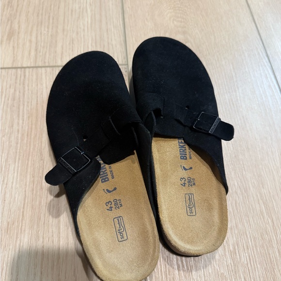 Birkenstock Black Suede Loafers - Picture 2 of 7